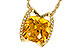 L319-22998: NECKLACE 3.74 CITRINE 3.85 TGW (10MM CIT)