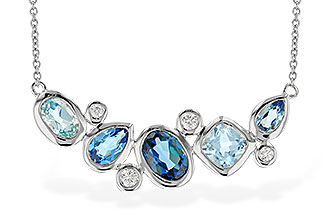 L319-23834: NECK 2.57 BLUE TOPAZ TW 2.72 TGW (18")