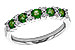 L319-25707: LDS WED RG .55 EMERALD .72 TGW