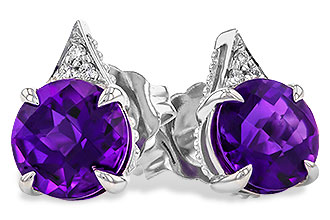 L319-26616: EARR 1.33 TW AMETHYST 1.35 TGW (6MM RD)