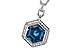 L320-11143: NECK 3.40 LONDON BLUE TOPAZ 3.55 TGW (9MM LBT)
