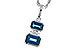 L320-11152: NECK .95 TW LONDON BLUE TOPAZ .98 TGW