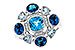 L320-12016: LDS RG 3.19 TW BLUE TOPAZ 3.25 TGW