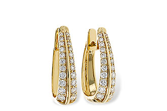 L320-12080: EARRINGS 1.00 TW