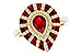 L320-12989: LDS RG 2.05 TW RUBY 2.29 TGW (7x5MM PS)