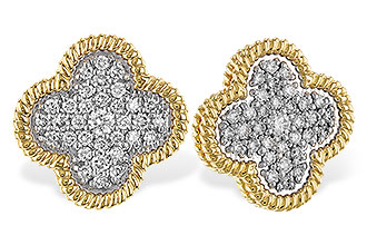 L320-13880: EARRINGS .50 TW