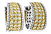 L320-13898: EARRINGS 1.52 YELLOW DIAS 1.96 TW