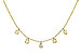 L320-16607: NECKLACE .50 TW FANCY CUT DIAS (18")