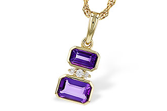 L320-17489: NECK .72 TW AMETHYST .75 TGW