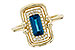 L321-00225: LDS RG .84 LONDON BLUE TOPAZ .96 TGW (8x4MM LBT)