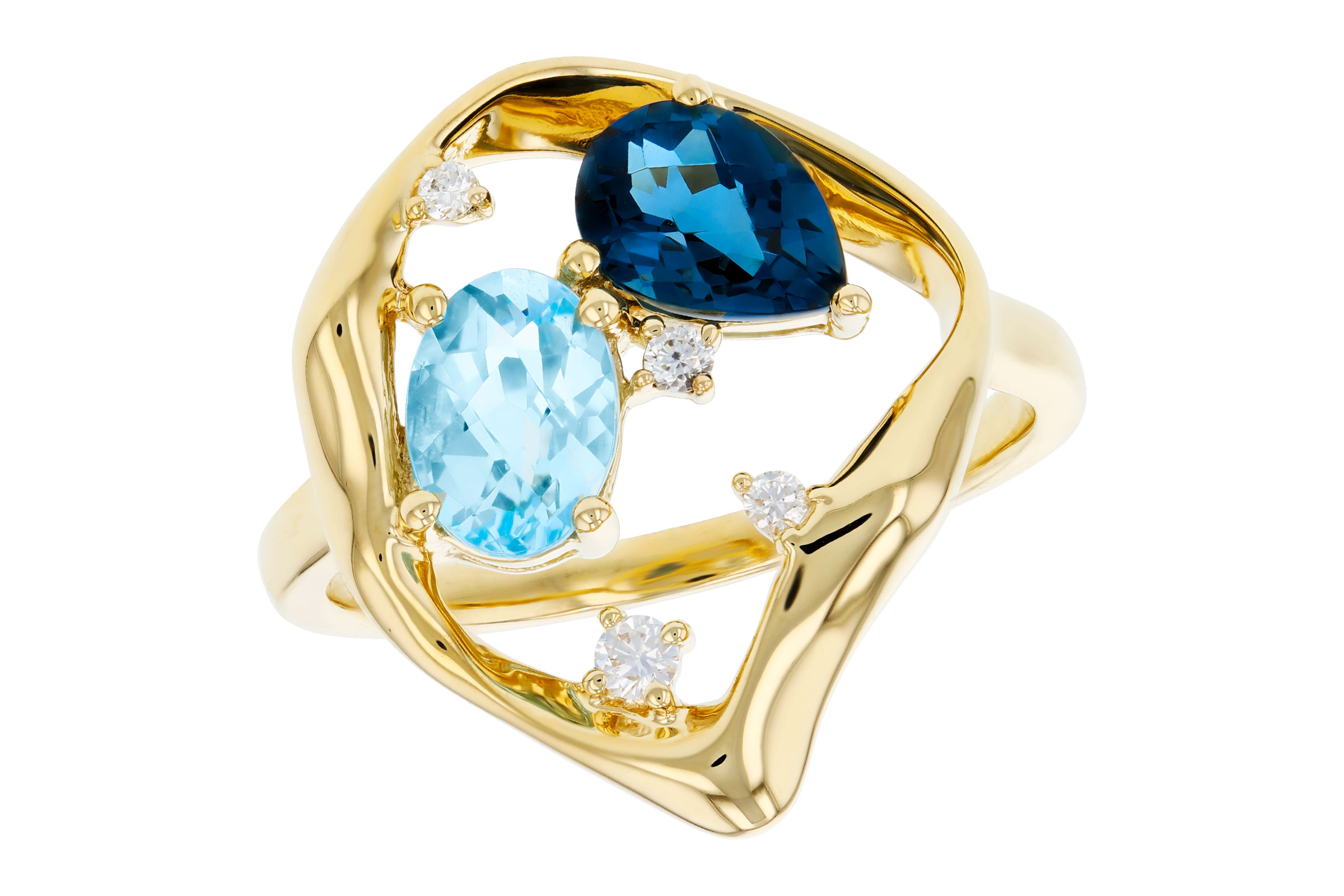 L321-02925: LDS RG 1.60 TW BLUE TOPAZ 1.67 TGW (7x5MM BT)