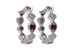 M046-45643: EARRINGS .20 RUBY .25 TGW