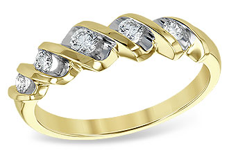 M138-32998: LDS WED RING .25 TW