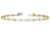 M233-78452: BRACELET 2.80 YELLOW DIA 4.01 TW