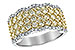 M234-66589: LDS DIA WED RG 1.51 YELLOW DIAS 1.80 TW