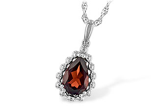 M234-67534: NECKLACE 1.38 CT GARNET