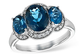 M234-70207: LDS RG 4.20 BLUE TOPAZ 4.33 TGW