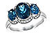 M234-70207: LDS RG 4.20 BLUE TOPAZ 4.33 TGW