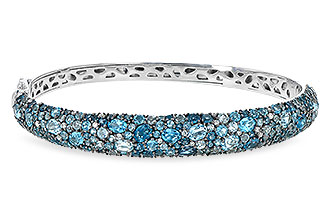 M235-57516: BANGLE 7.60 BLUE TOPAZ 7.85 TGW