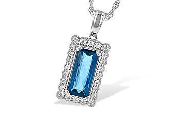 M235-62016: NECK 1.55 LONDON BLUE TOPAZ 1.70 TGW