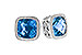 M318-28370: EARR 2.20 TW BLUE TOPAZ