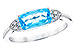 M319-18370: LDS RG 1.44 BLUE TOPAZ 1.52 TGW