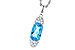 M319-18398: NECK 2.02 BLUE TOPAZ 2.12 TGW