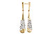 M319-22943: EARRINGS .20 TW BAGUETTE DIAS