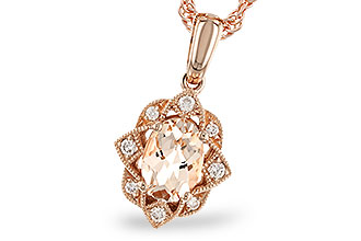 M319-24816: NECK .62 MORGANITE .70 TGW (7x5MM MORG)