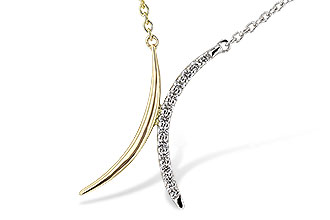 M320-09307: NECKLACE .14 TW (18")