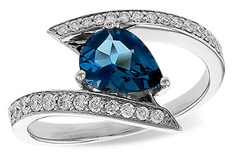 M320-10216: LDS RG 1.04 LONDON BLUE TOPAZ 1.28 TGW (8x6MM)
