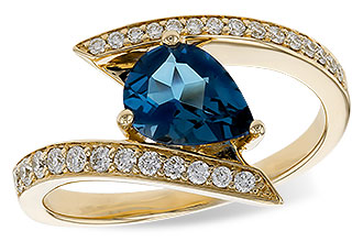 M320-10216: LDS RG 1.04 LONDON BLUE TOPAZ 1.28 TGW (8x6MM)