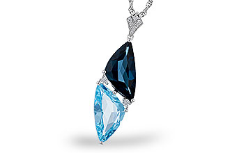 M320-11143: NECK 6.87 BLUE TOPAZ 6.97 TGW