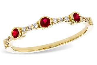 M320-12052: LDS WED RG .15 RUBY .24 TGW