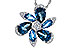 M320-12943: NECKLACE 3.03 BLUE TOPAZ 3.22 TGW