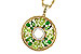 M320-12952: NECKLACE 1.47 SEMI-PREC (PER & GR.GT) 1.52 TGW