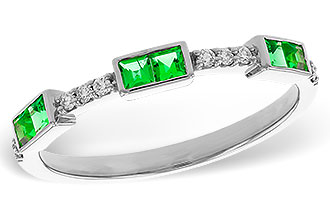 M320-13889: LDS WED RG .23 TW EMERALD .30 TGW