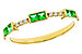 M320-13889: LDS WED RG .23 TW EMERALD .30 TGW