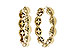 M320-14816: GOLD EARRINGS (18MM)