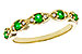 M320-17470: LDS WED RG .21 TW EMERALD .27 TGW