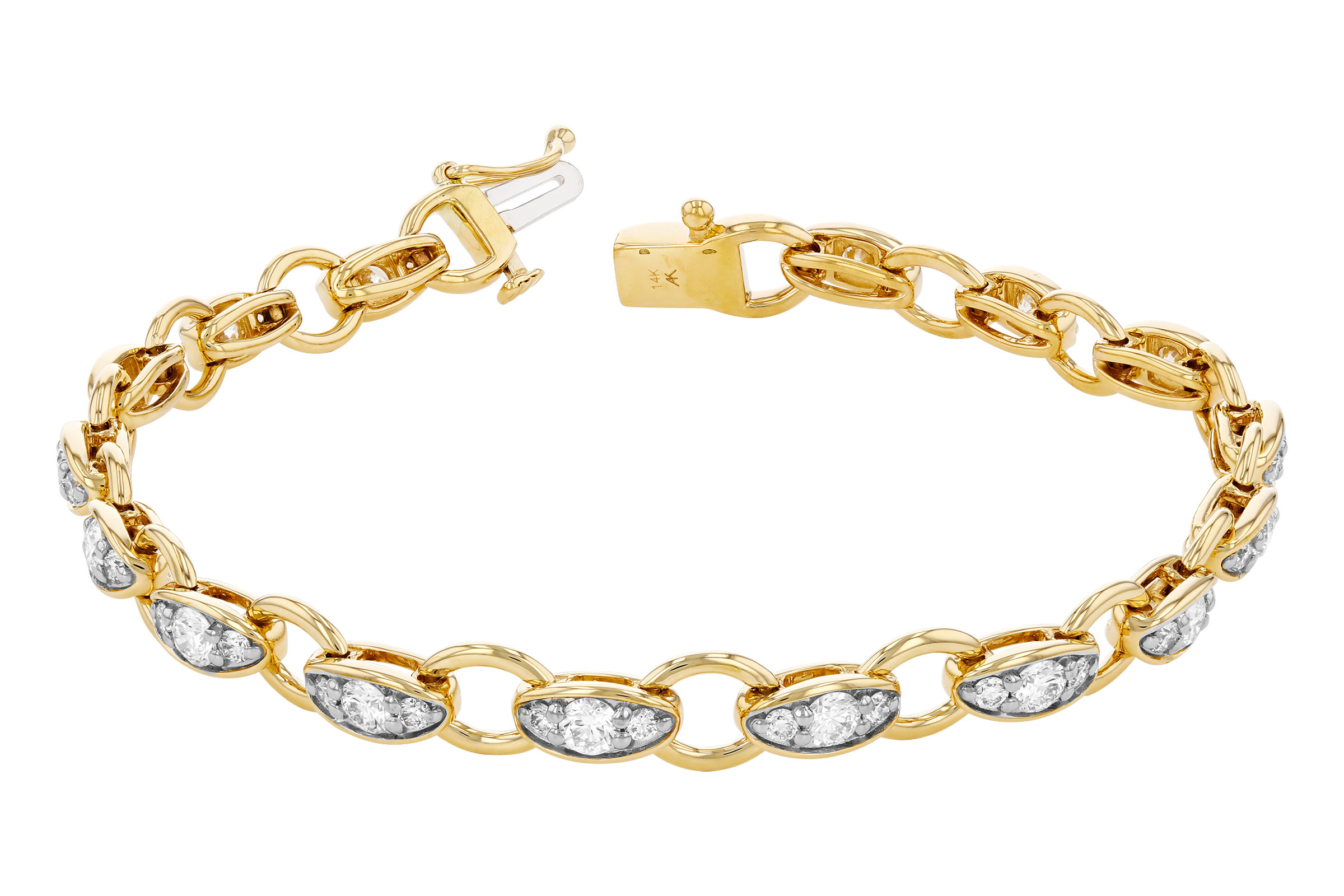 M321-01170: BRACELET 2.20 TW (7")