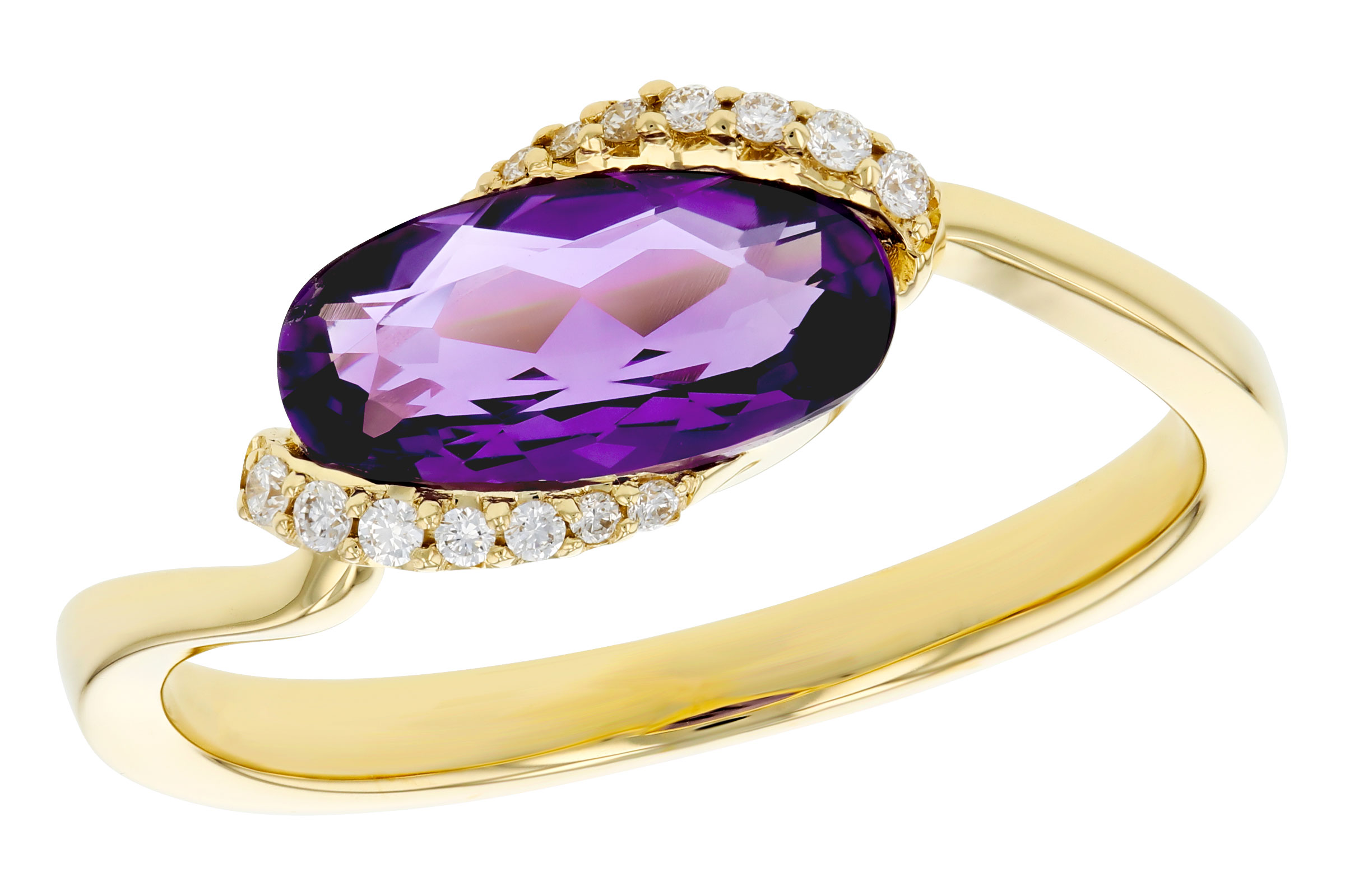 M321-02052: LDS RG 1.07 TW AMETHYST 1.13 TGW (10x5MM AMY)