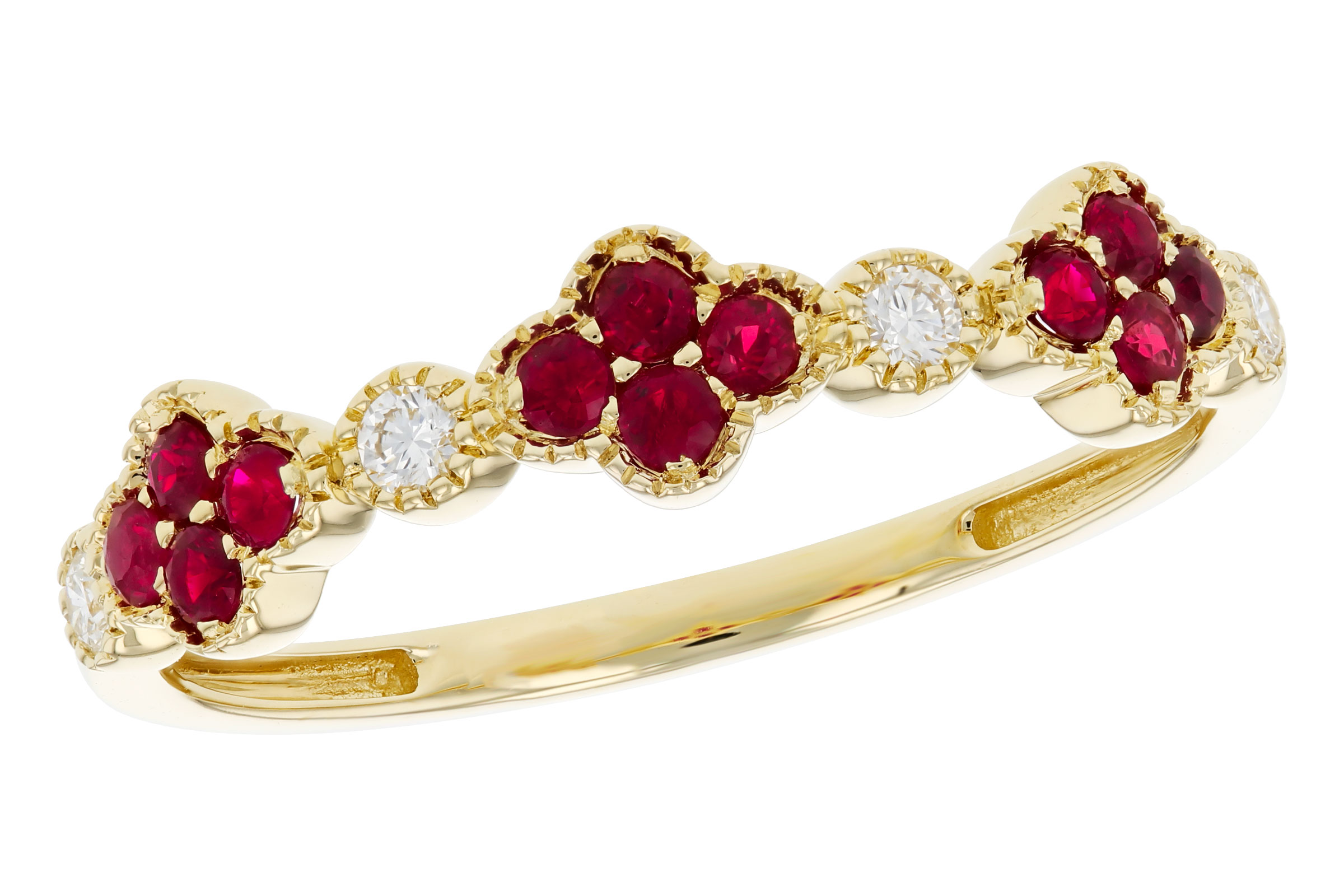 M321-02934: LDS WED RG .22 TW RUBY .30 TGW